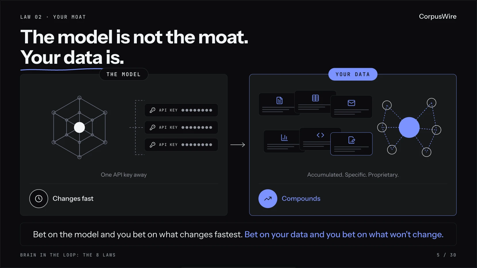 Law 2 - Your One Advantage Competitors Can Never Copy — concept diagram