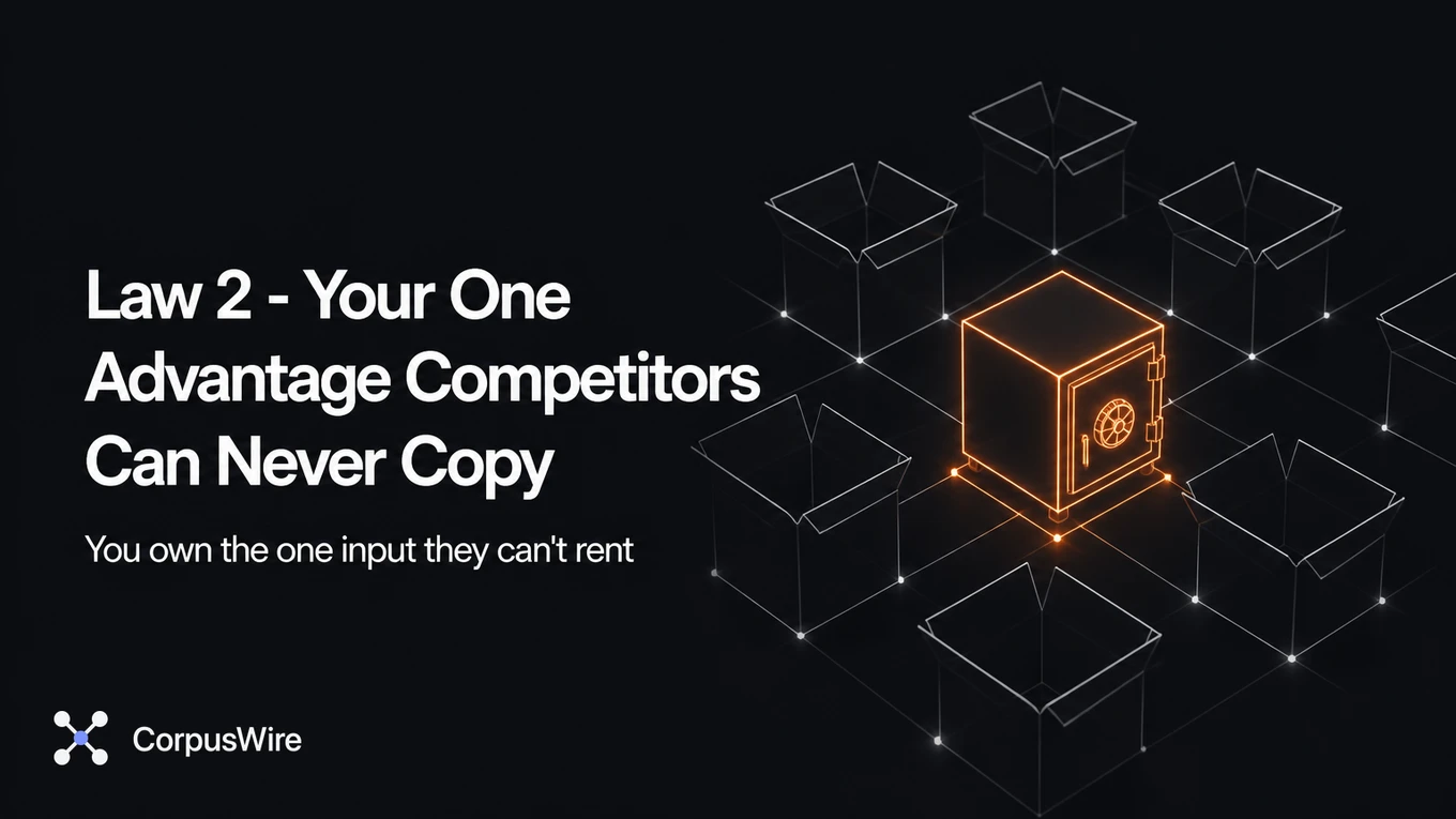 Law 2 - Your One Advantage Competitors Can Never Copy